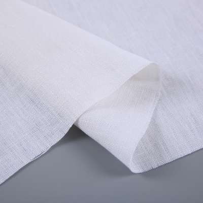 Oeko-Tex Standard natural mercerized dyed 100% pure plain linen fabric