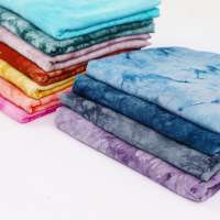 Wholesale textile process soft 100% cotton tie-dye fabric for scarf