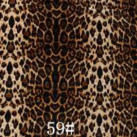 hot sale leopard print velvet fabric